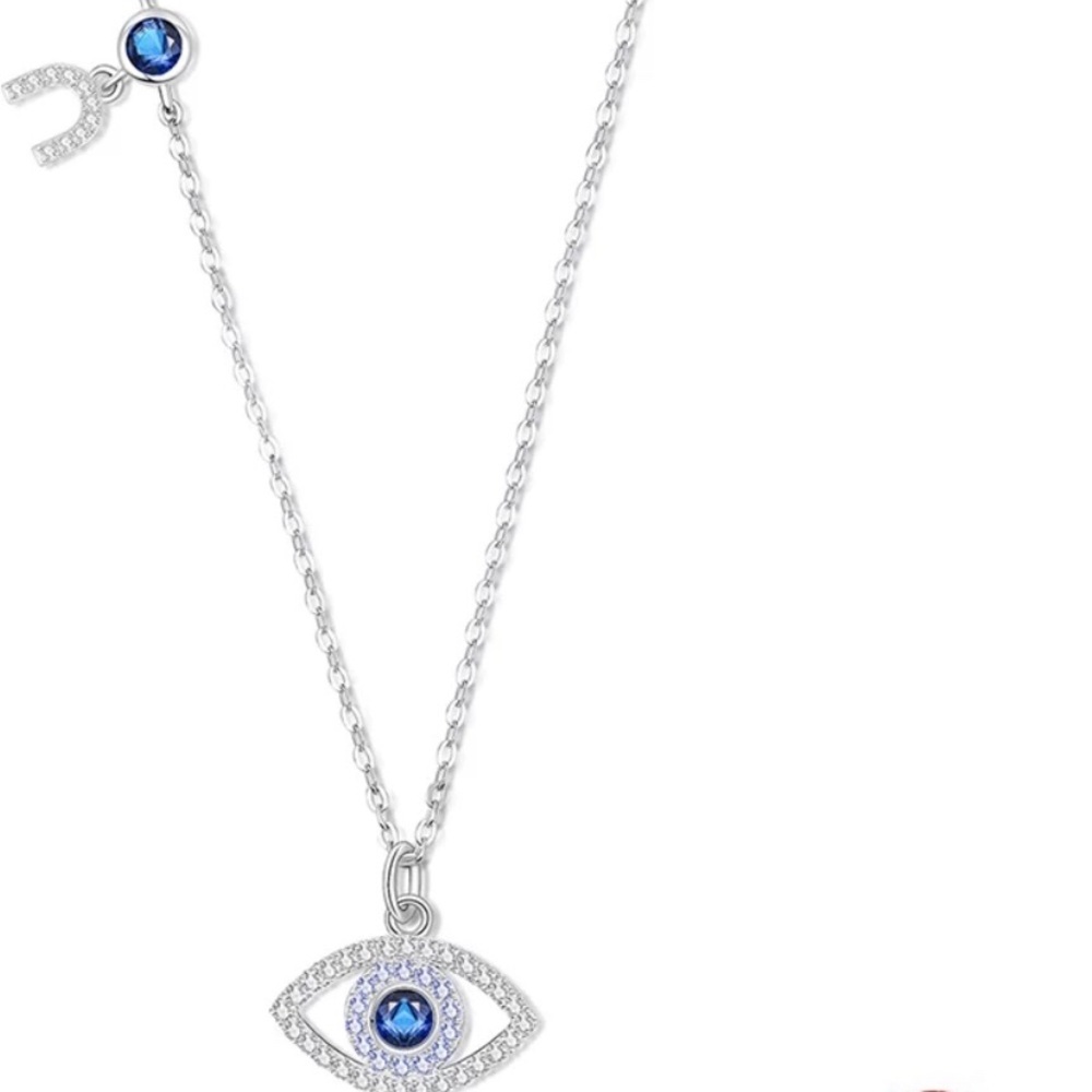 💥Sterling Silver 925 Evil Eye Necklace